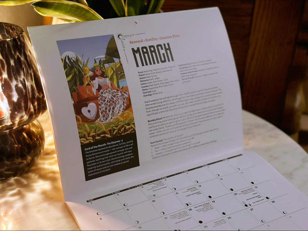 Tarotorial 2026 Wall Calendar: Daily Divination and Prompts for a Magical Year