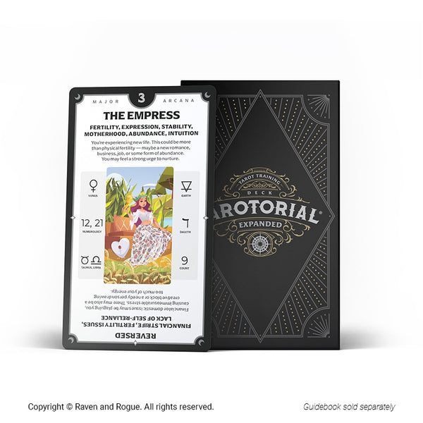 Tarotorial ® Expanded Tarot Deck in Antique Gold Foil