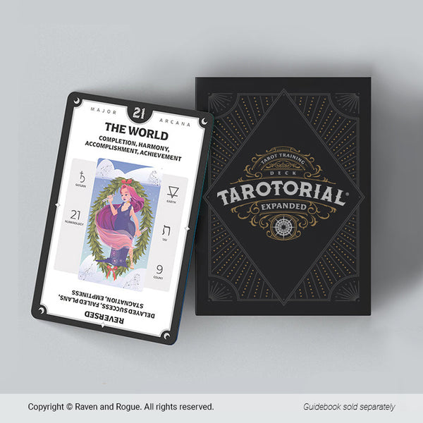 Tarotorial ® Expanded Mini Deck in Antique Gold Foil